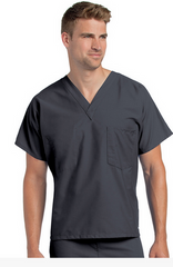 Landau Uniforms Scrub Shirt 2X-Large Sandstone 2 Pockets Short Sleeve Male - M-999097-1806 - Each