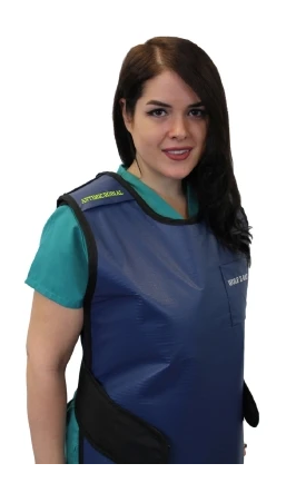 Wolf X-Ray Easy Wrap X-Ray Apron Navy Blue Large - M-1117004-587 - Each
