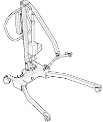 Joerns Healthcare Rear Caster Kit - M-777633-2864 - Each