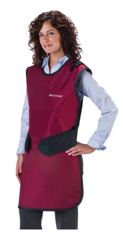 Wolf X-Ray X-Ray Apron Red Easy Wrap Style X-Large - M-934239-4131 - Each