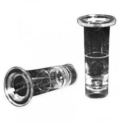 Cardinal Ezee-topper™ Tube Closure Polystyrene Clear 17 mm Outer Diameter For 16 mm Blood Collection Tubes - M-1136603-2442 - Case of 5000