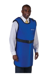 Wolf X-Ray X-Ray Apron with Thyroid Collar Navy Blue Coat Style Large - M-982131-3491 - Each