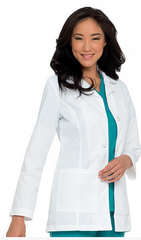 Landau Uniforms Lab Jacket White Large Hip Length Reusable - M-1053868-2842 - Each