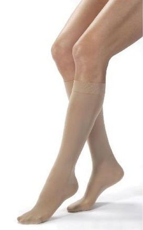 BSN Medical Compression Stocking JOBST Opaque Knee High Small Natural Closed Toe - M-824522-4305 | Pair