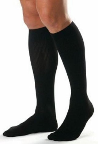 BSN Medical Compression Stocking JOBST® for Men Knee High Medium Navy Closed Toe - M-880749-4676 - Pair