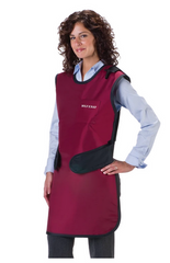 Wolf X-Ray Easy Wrap X-Ray Apron with Thyroid Collar Navy Blue Antimicrobial X-Large - M-1112922-4795 - Each