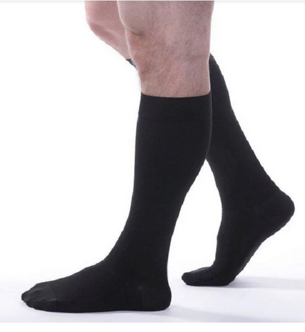 Carolon Company Compression Socks Health Support® Knee High Size C / Short Black Closed Toe - M-869529-2191 - Case of 10