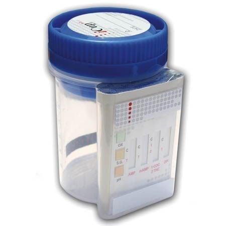 Abbott Rapid Dx North America LLC Drugs of Abuse Test iScreen® 10-Drug Panel with Adulterants AMP, BAR, BZO, COC, mAMP/MET, MTD, OPI, PCP, TCA, THC (CR, GL, NI, OX, pH, SG) Urine Sample 25 Tests - M-1038770-280 - Box of 25 - Axiom Medical Supplies