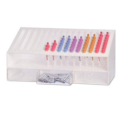 MarketLab Slanted Channel Tube Dispenser MarketLab Slanted Channel Tube Dispenser • 18"W x 7"D x 8.5"H ,1 Each - Axiom Medical Supplies