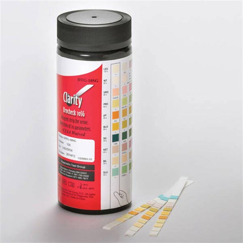 Clarity Urinalysis Strips Clarity Urocheck 7 ,100 per Paxk - Axiom Medical Supplies