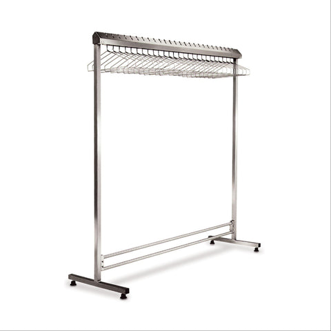 Cleanroom Gowning Racks Open Loop Hanger • 18.1875"W x 1"D x 10"H ,1 Each - Axiom Medical Supplies