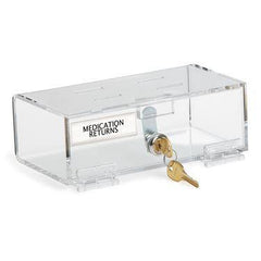 Clear C Channel Card Label Holder For Label Size 3"W x 1"H ,Pack oF 25 - Axiom Medical Supplies