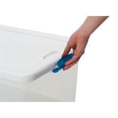 Clear Latchable Boxes 33.875L" x 18.75"W x 13"H • 106qt/100l ,1 Each - Axiom Medical Supplies