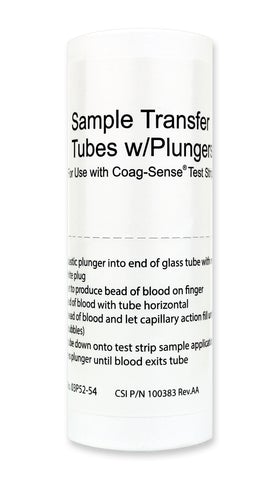Coagusense Sample Transfer Tube Coag-Sense® For Coag-Sense™ PT1 or PT2 Professional Meter - M-1128290-3228 - VL/54