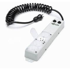 Coil Cord Power Strip Coil Cord Power Strip • 13.75"L x 2.5"W x 2"H ,1 Each - Axiom Medical Supplies