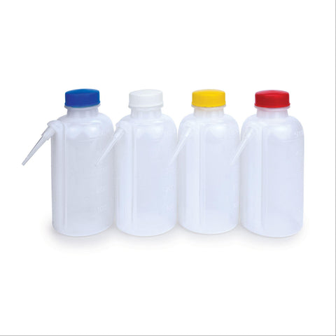 Color-Coded Unitary Wash Bottles 500mL Color-Coded Unitary Wash Bottles ,4 / pk - Axiom Medical Supplies