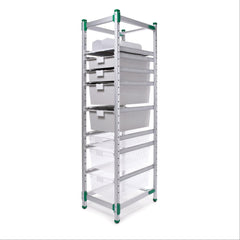 Combo Quick Rack Single Unit • 19.5"W ,1 Each - Axiom Medical Supplies