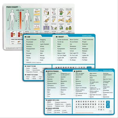 Communication Board Bundle Communication Boards Bundle ,1 Each - Axiom Medical Supplies