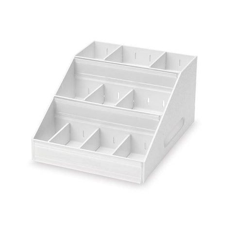 MarketLab Compact 3-Tier Vial and Control Rack 7.25"W x 9.25"D x 4.625"H ,1 Each - Axiom Medical Supplies