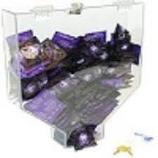 Total Access Group Condom Dispenser Clear Polycarbonate Manual 200 Condoms Wall Mount - M-969832-1204 - Each
