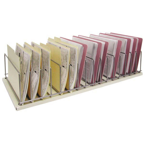Extra Large Countertop Chart Rack 16-Place File Countertop Rack • 32.25"W x 15"D x 7.875"H ,1 Each - Axiom Medical Supplies