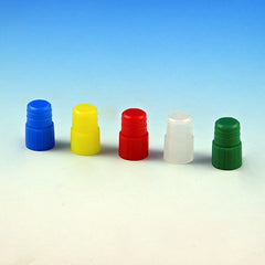 Globe Scientific Plug Cap Yellow For 12 mm Tube - M-891885-1171 - Box of 1000