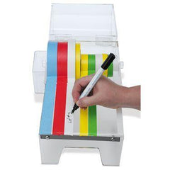 MarketLab Covered Label Tape Dispenser MarketLab Covered Label Tape Dispenser • 12.5"L x 9"W x 7"H ,1 Each - Axiom Medical Supplies
