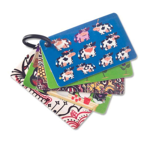 Cow DistrACTION Cards Cows • 2" x 3.5" ,5 / pk - Axiom Medical Supplies