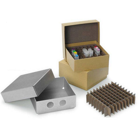 Cryovial Storage Boxes Tall Telescopic • 3"H ,10 / pk - Axiom Medical Supplies