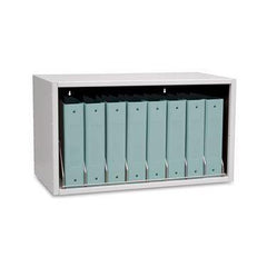 Cubbie File Storage 6 Capacity Wire Organizer with Handles • Chrome • Fits up to 3.625" Binders ,1 Each - Axiom Medical Supplies
