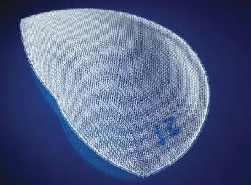 Laparoscopic Inguinal Hernia Repair Mesh 3DMAX Nonabsorbable Polypropylene Monofilament 5 X 7 Inch Large Style White Sterile