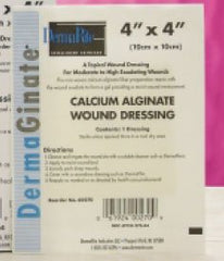 DermaRite Industries Calcium Alginate Dressing DermaGinate® 4-1/4 X 4-1/4 Inch Square Calcium Alginate Sterile
