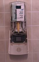 DermaRite Industries Hand Hygiene Dispenser DermaRite® White Plastic Manual Push 800 mL Wall Mount - M-707282-2068 - Each
