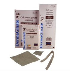 DermaRite Industries Silver Alginate Dressing DermaGinate/ Ag™ 2 X 2 Inch Square Sterile