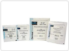 DermaRite Industries Composite Dressing DermaDress™ Waterproof 6 X 6 Inch Polyester / Rayon / Nonwoven Sterile