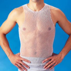 Derma Sciences Elastic Net Retainer Dressing Surgilast® Pre-Cut Tubular / Pre-Cut Elastic One Size Fits Most White Knee / Foot / Hand / Elbow NonSterile