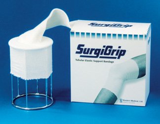 Derma Sciences Elastic Tubular Support Bandage Surgigrip® 8 Inch X 11 Yard Medium Trunk 8 to 12 mmHg Pull On White NonSterile