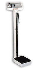 Detecto Scale Column Scale with Height Rod Detecto® Balance Beam Display 180 kg Capacity White Analog