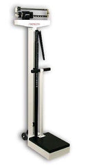 Detecto Scale Column Scale with Height Rod Detecto® Balance Beam Display 400 lbs. Capacity Analog