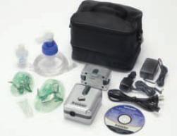 Drive Medical Traveler® Handheld Compressor Nebulizer System Small Volume 6 mL Medication Cup Universal Aerosol Mask Delivery