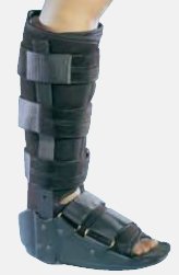 DJO Replacement Liner Sidekick™ Fixed Malleable Upright, Breathable Fiber Leg Wrap, Removable Heel Pads