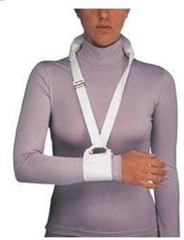 DJO Collar and Cuff Arm Sling Procare® Web Strap / / Contact Closure / Buckle Closure One Size Fits Most