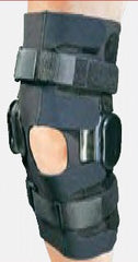 DJO Knee Brace ACTION™ X-Small Hook and Loop Closure 13-1/2 to 15-1/2 Inch Circumference 13 Inch Length Left or Right Knee