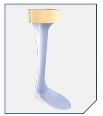 DJO Posterior Leaf Splint PROCARE® X-Large Hook and Loop Closure Male 12 and Up / Female 10 and Up Left Foot