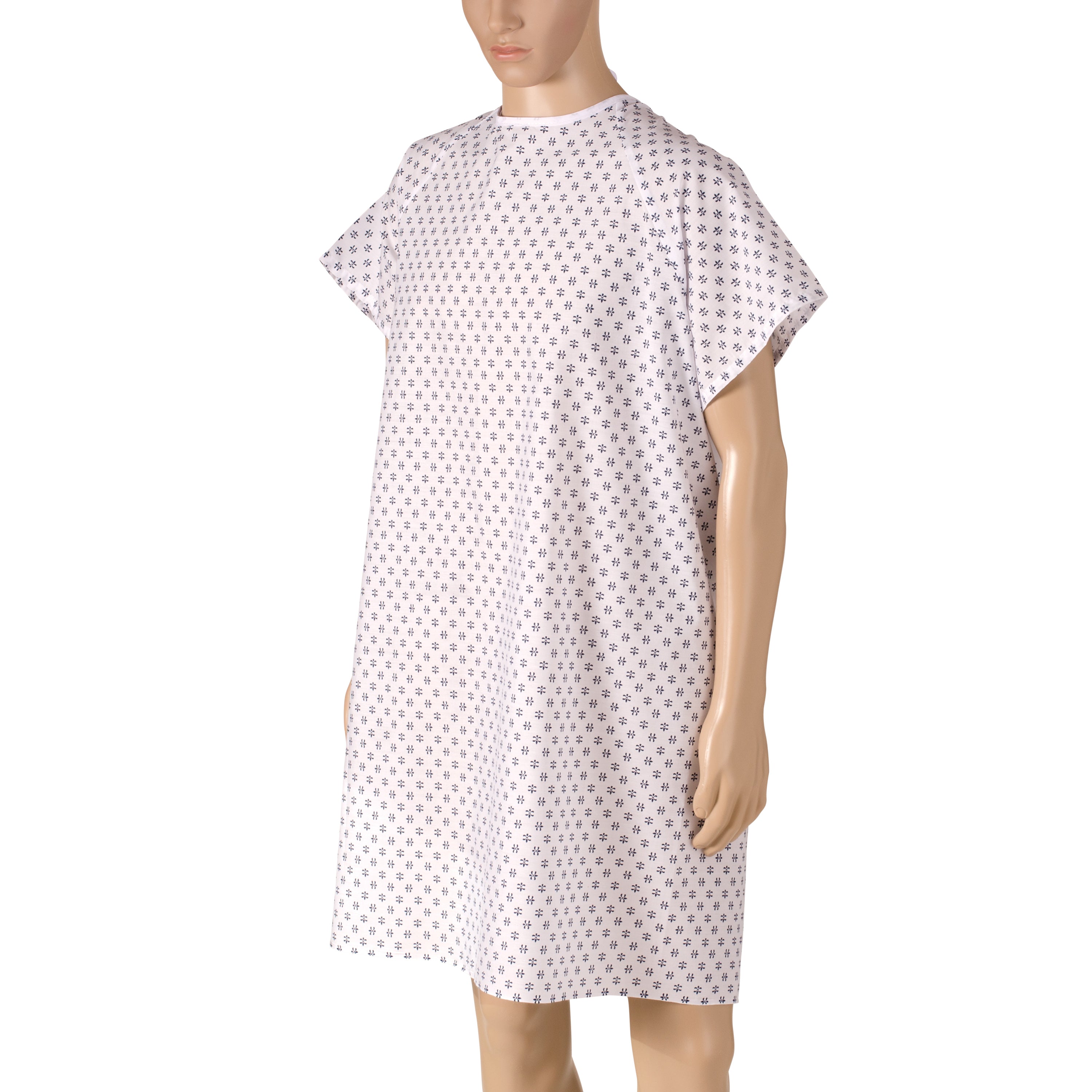 DMI Convalescent Gowns with Back and Side Tape Ties AM-532-8035-0100