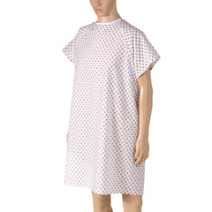 DMI Convalescent Gowns with Back and Side Tape Ties AM-532-8035-0100