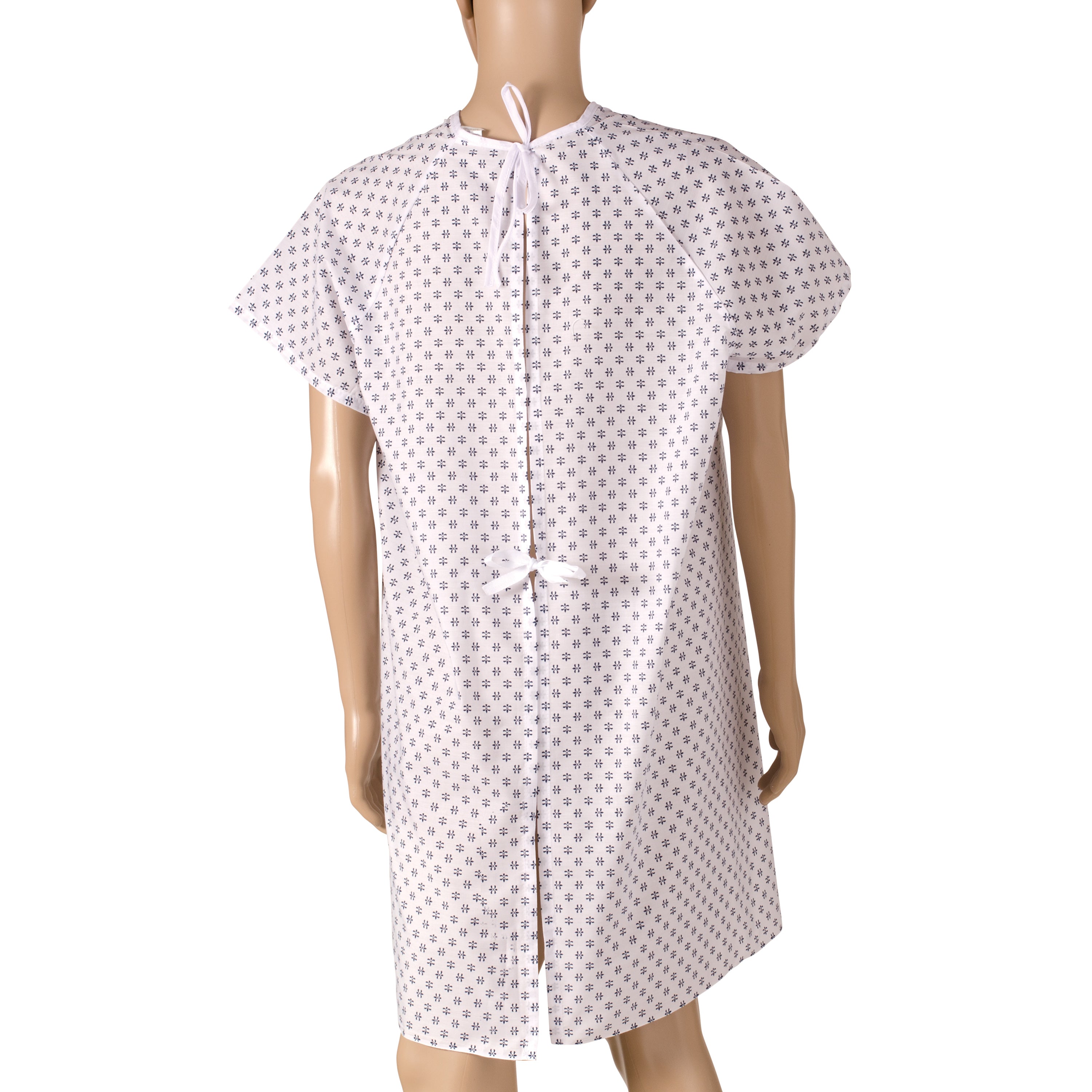 DMI Convalescent Gowns with Back and Side Tape Ties AM-532-8035-0100