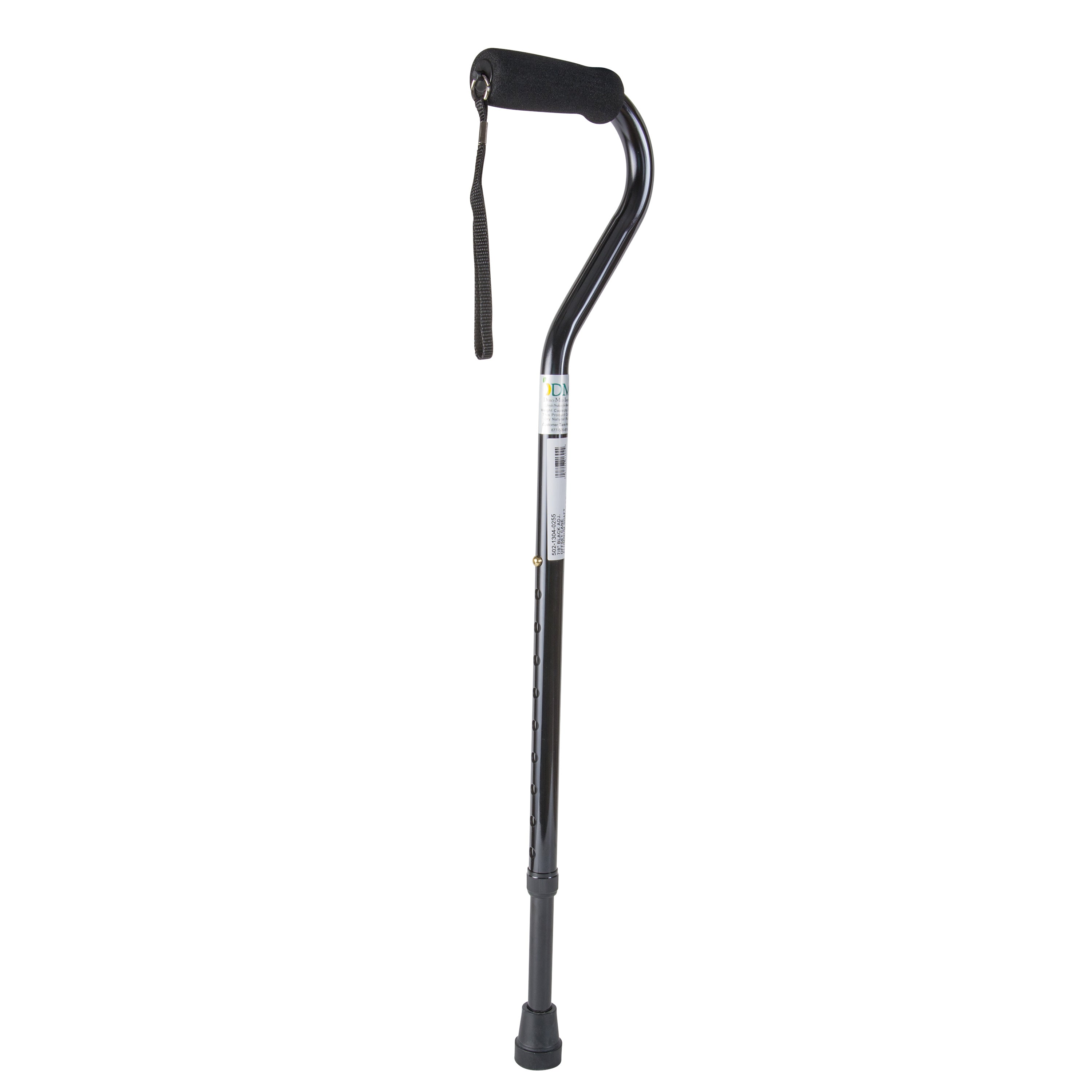 DMI Foam Offset Handgrip Adjustable Aluminum Canes AM-502-1304-0255