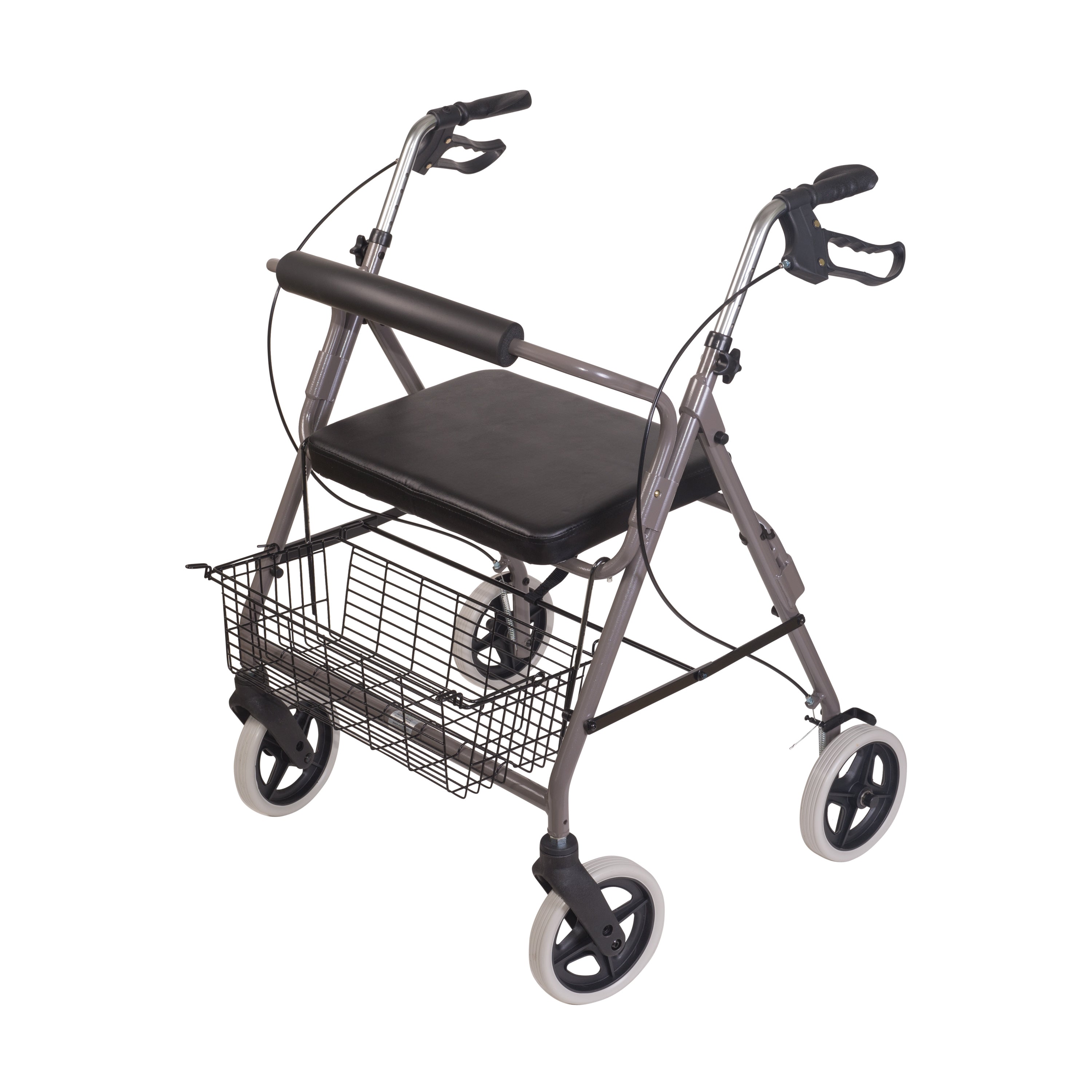 DMI Lightweight Extra-Wide Heavy-Duty Aluminum Rollator AM-501-1029-4100