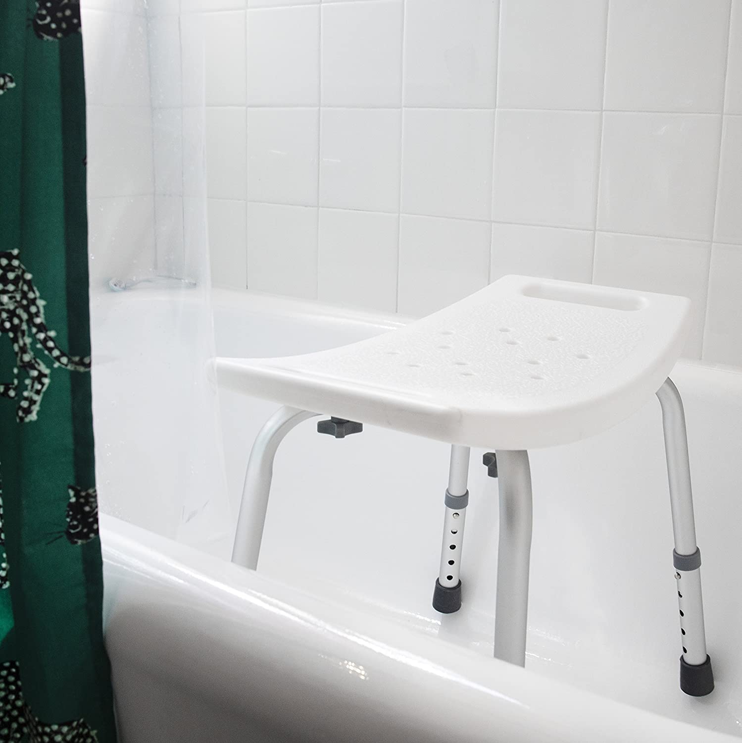 DMI Tool-Free Bath Seat – Shower Chair w/ and w/o Back AM-522-0797-1900